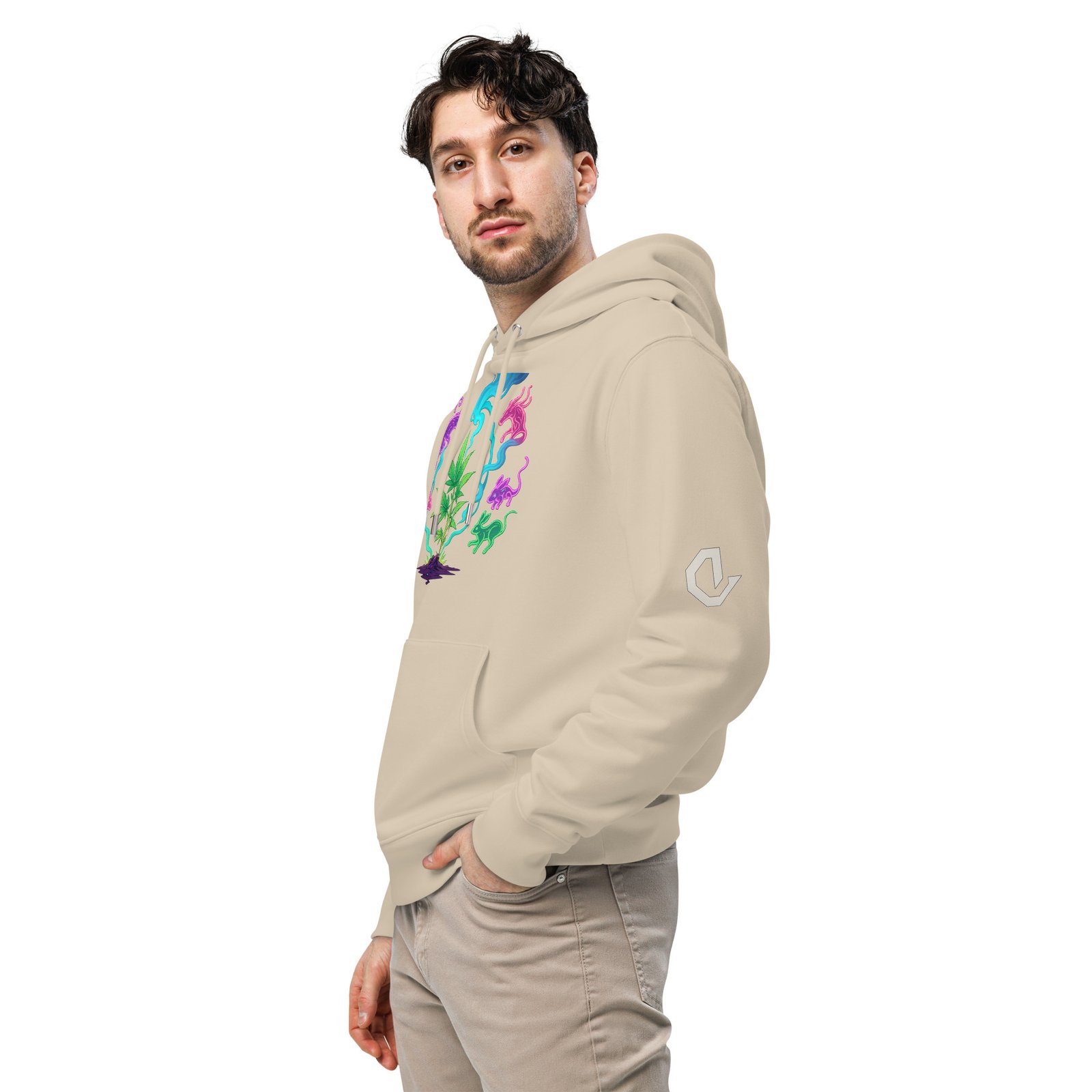 Unisex essential eco hoodie - Image 7