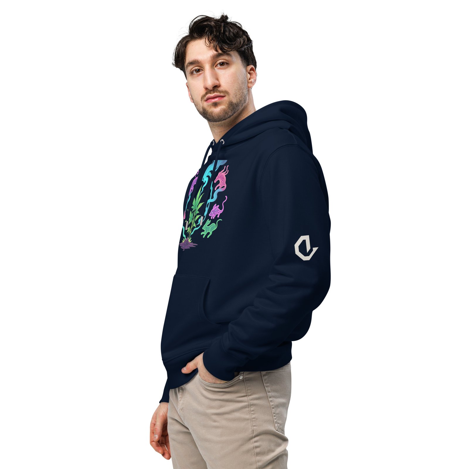 Unisex essential eco hoodie - Image 5