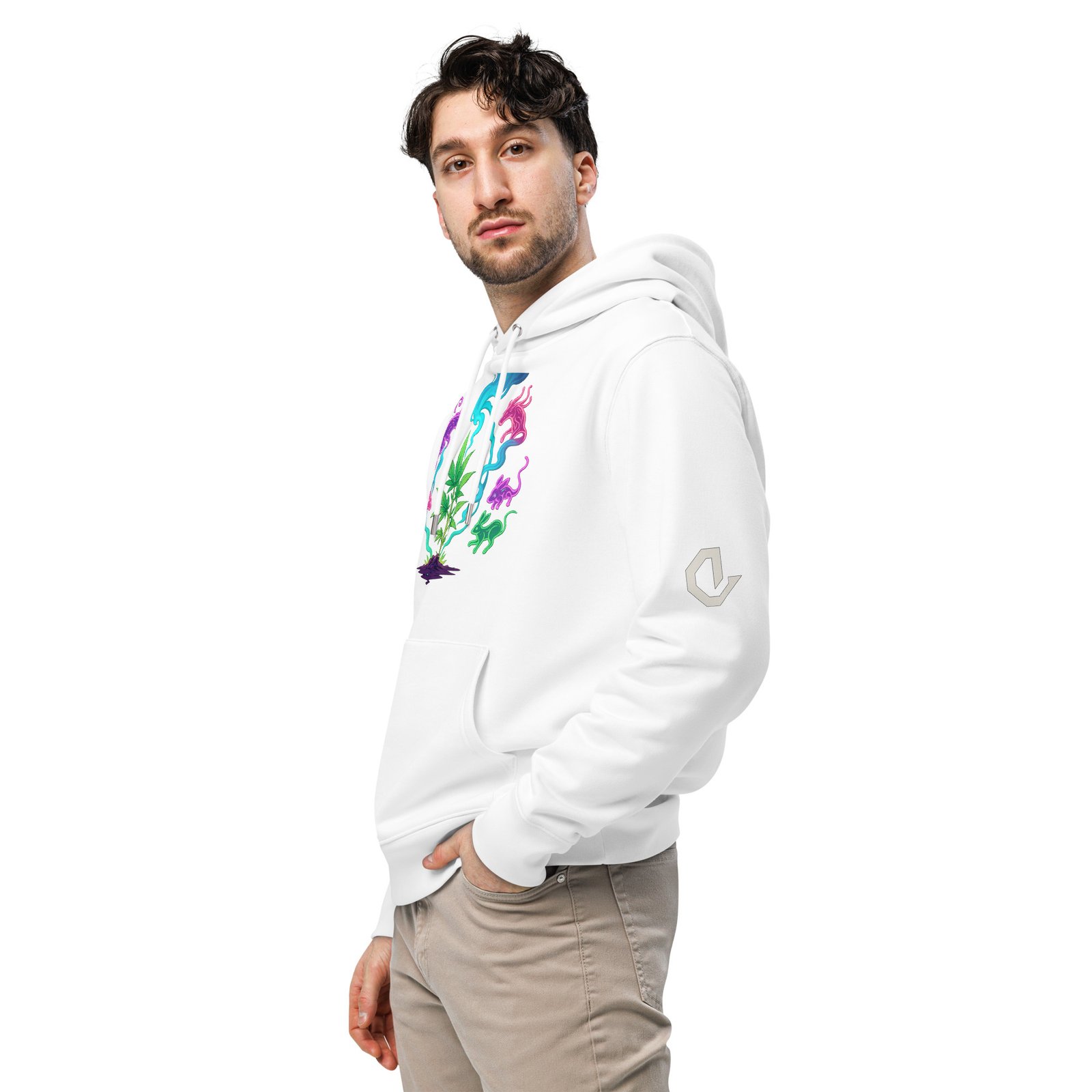 Unisex essential eco hoodie - Image 9