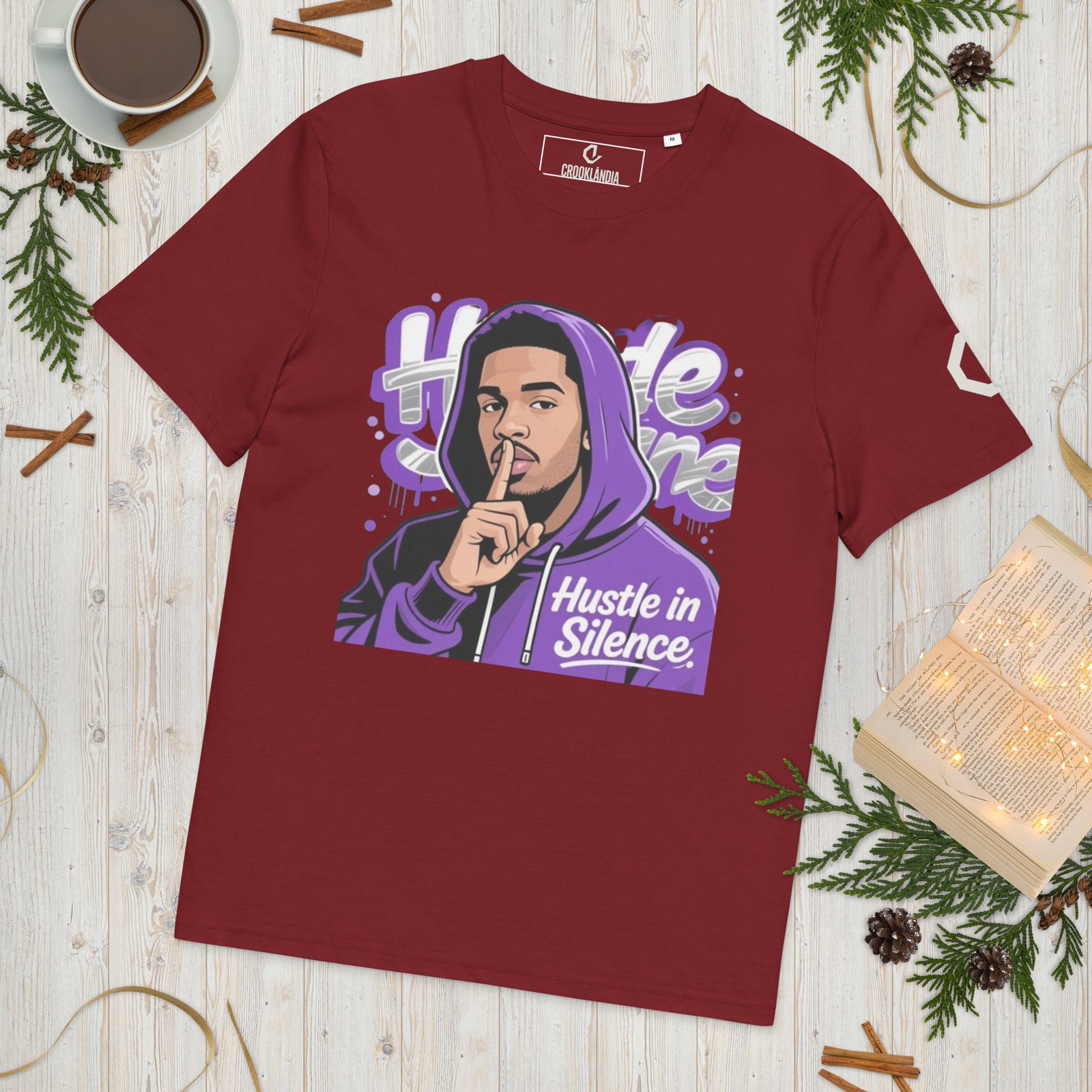 HUSTLE IN THE SILENCE TEE - Image 10