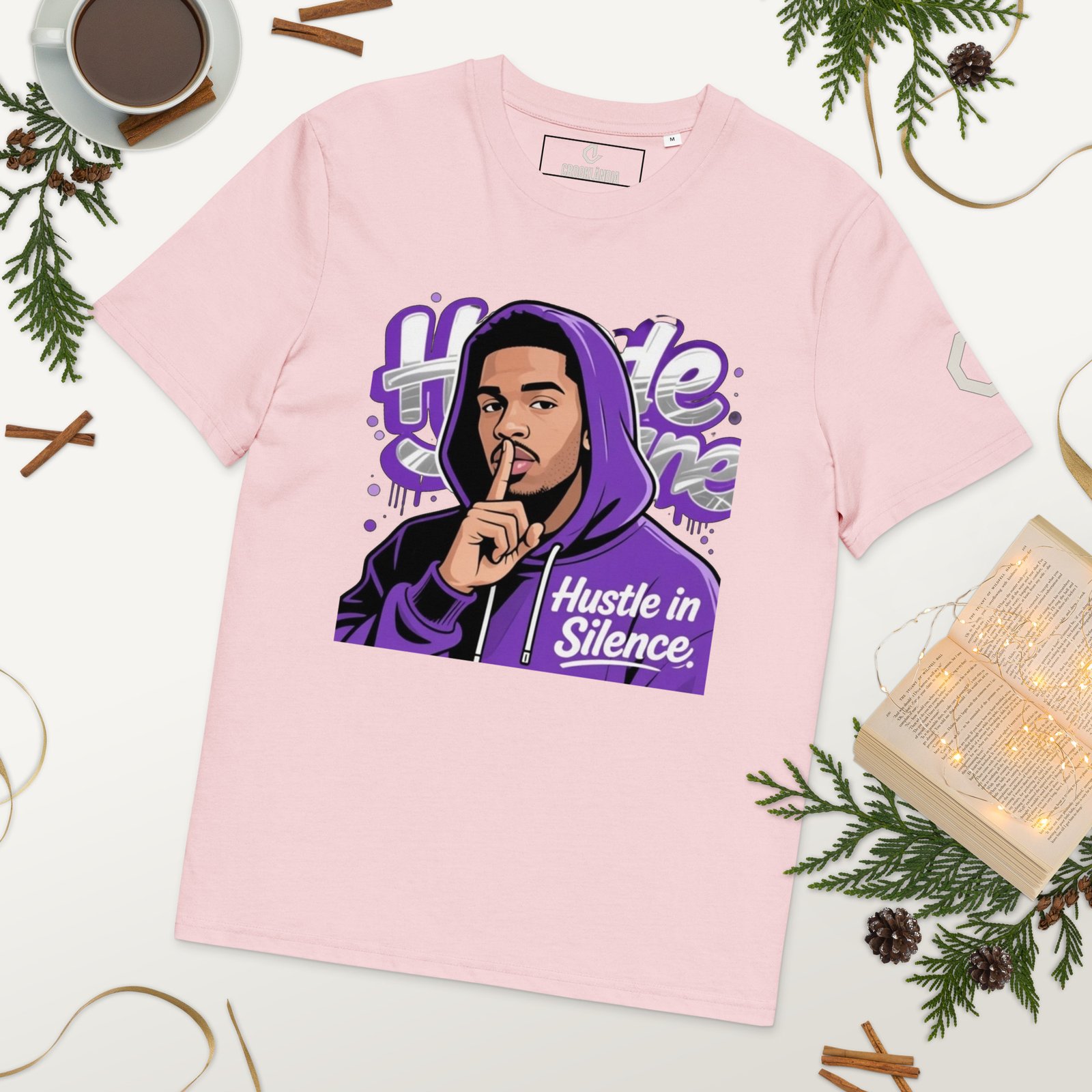 HUSTLE IN THE SILENCE TEE - Image 5
