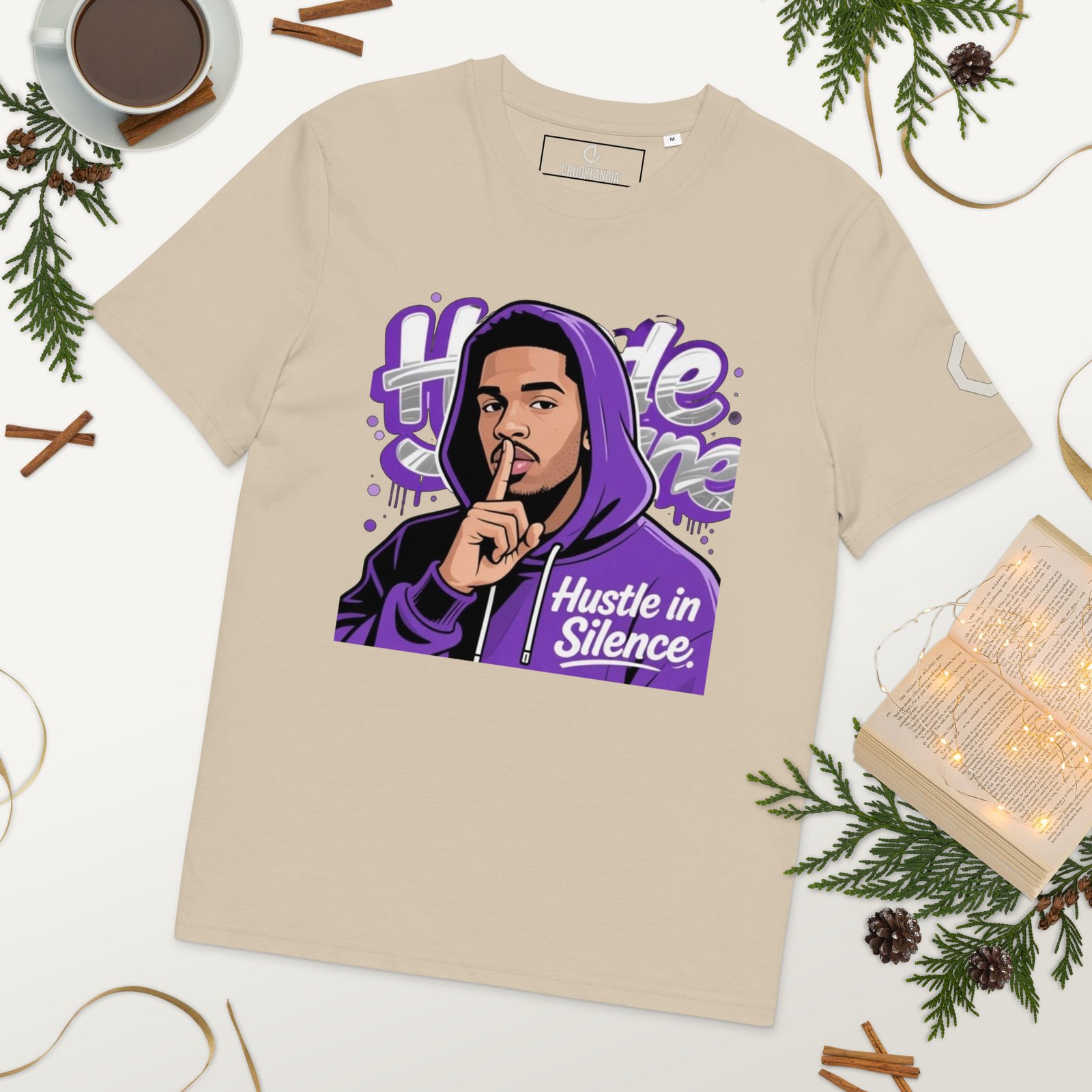 HUSTLE IN THE SILENCE TEE - Image 6