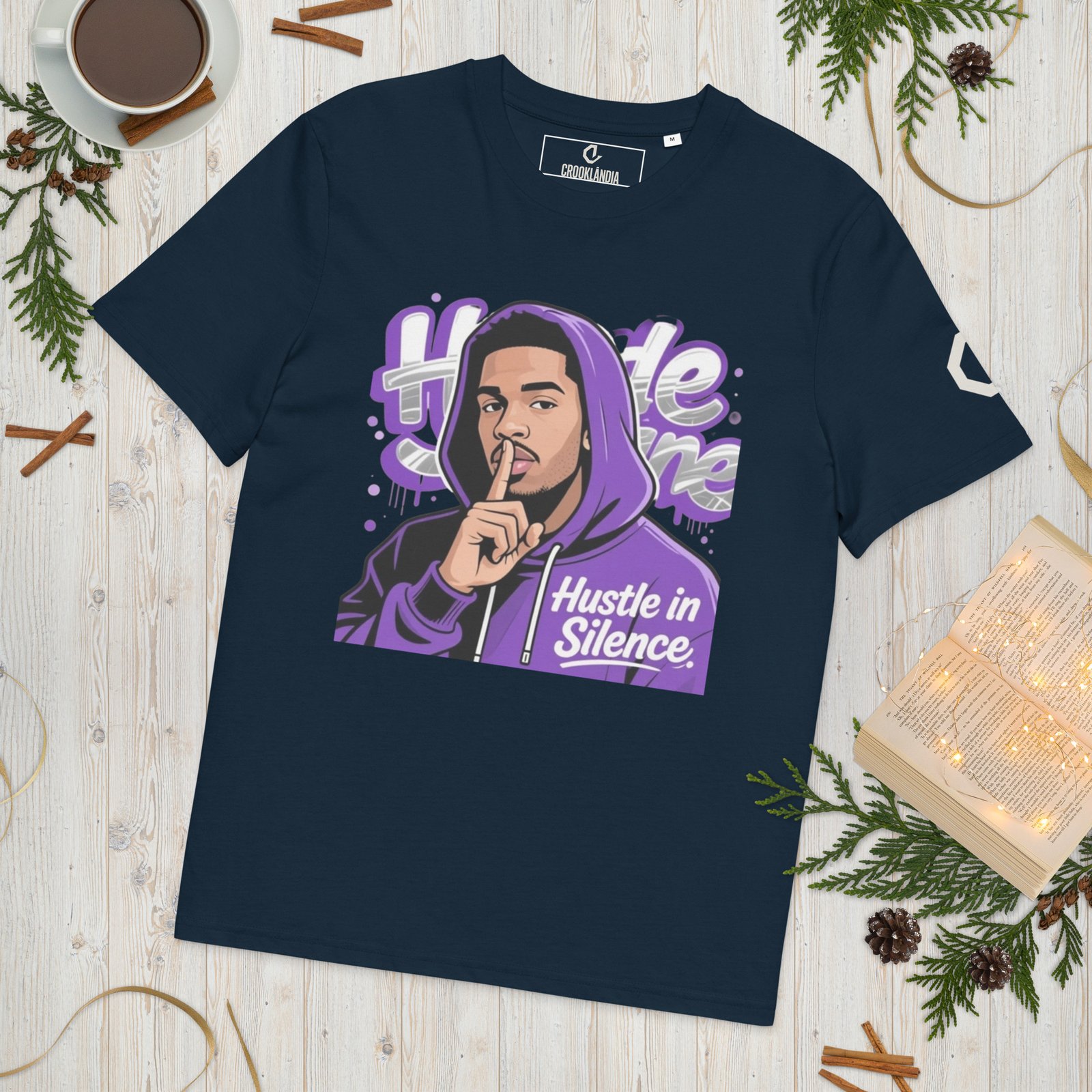 HUSTLE IN THE SILENCE TEE - Image 12