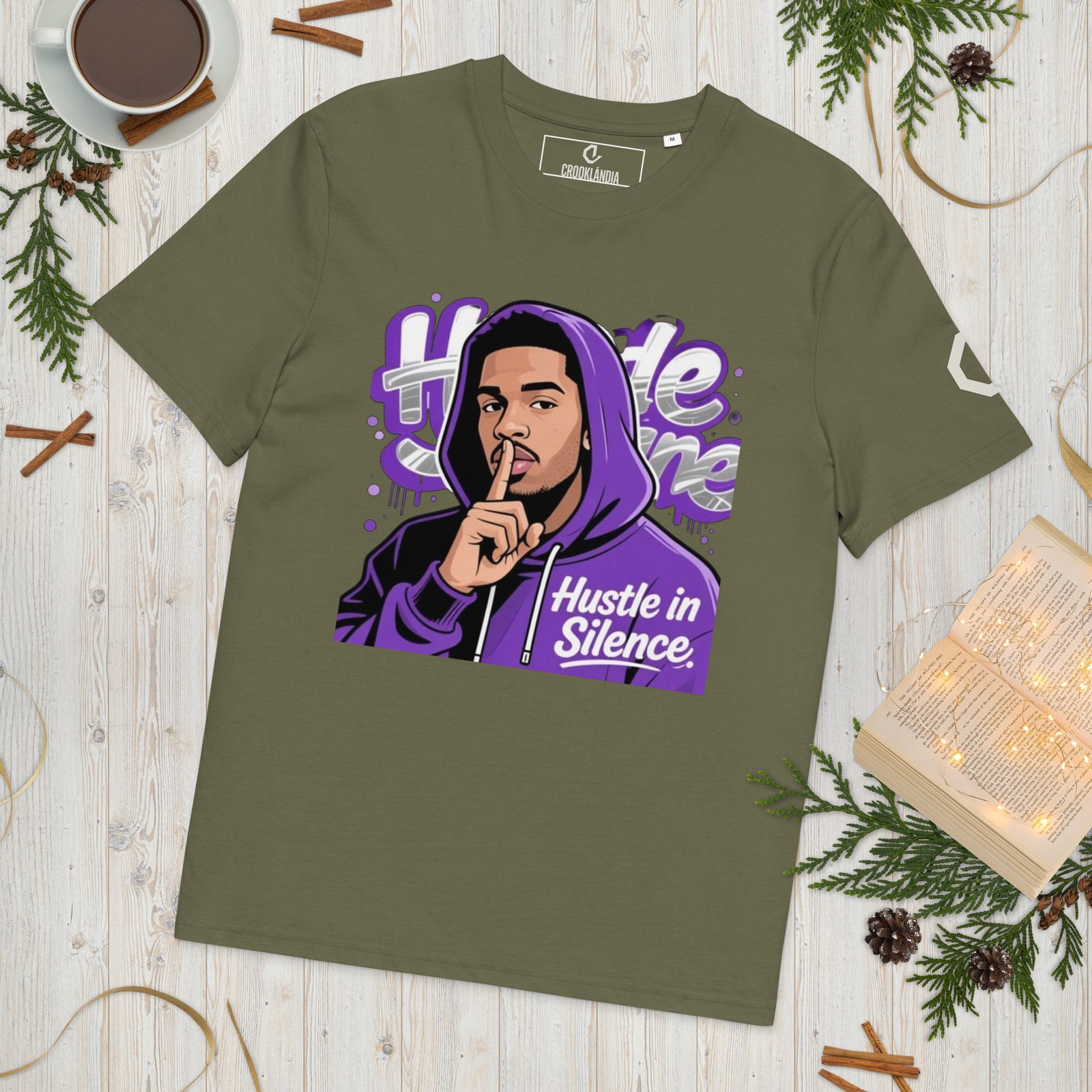 HUSTLE IN THE SILENCE TEE - Image 8