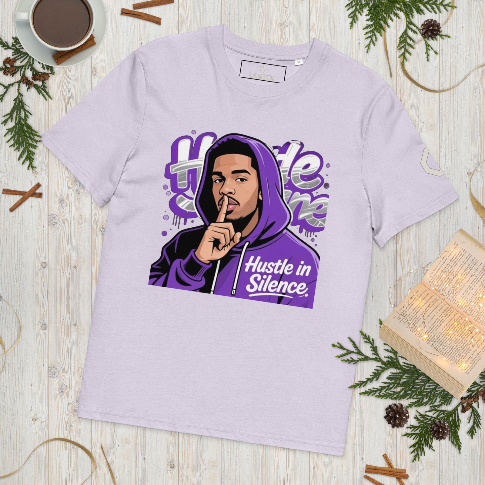 HUSTLE IN THE SILENCE TEE - Image 7