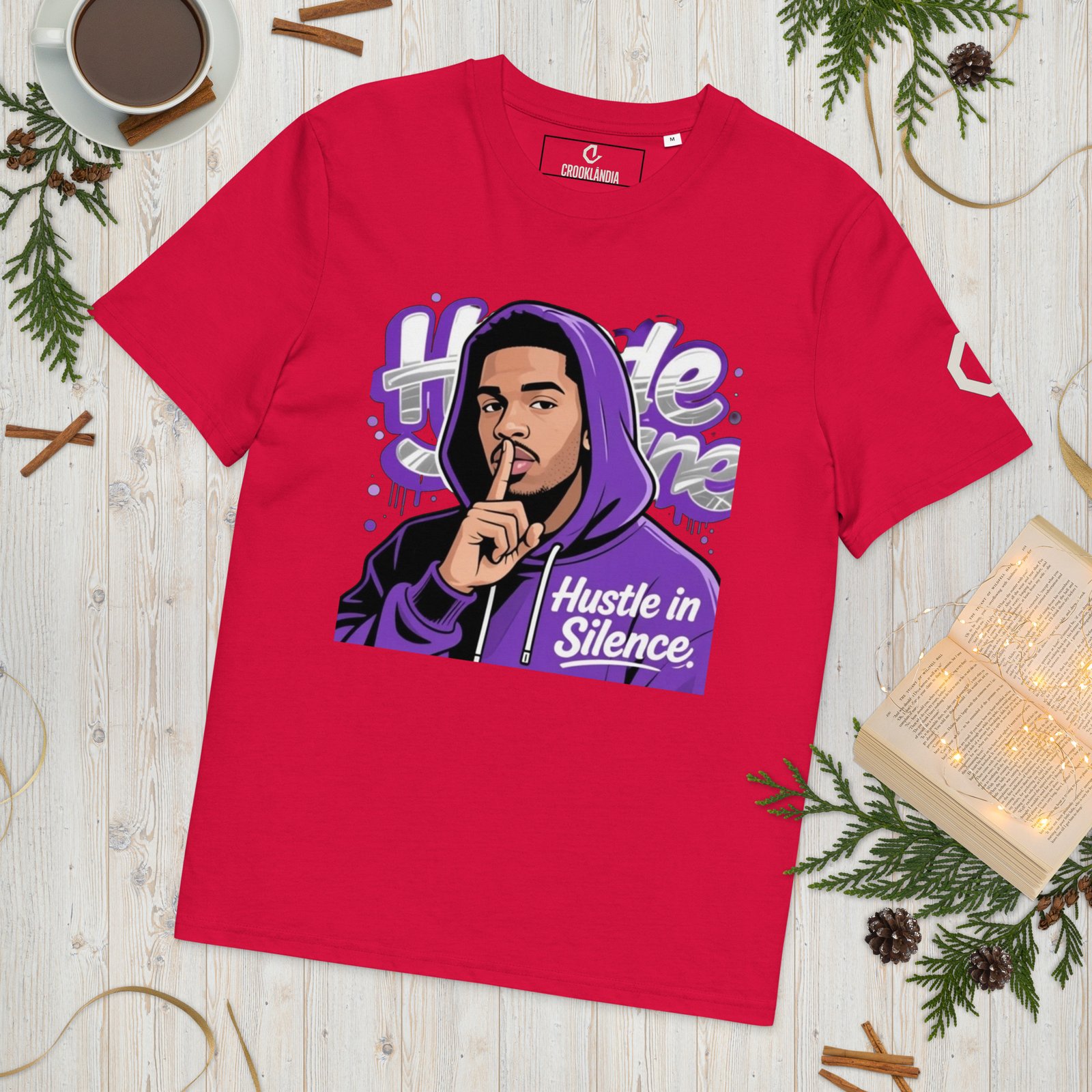 HUSTLE IN THE SILENCE TEE - Image 9
